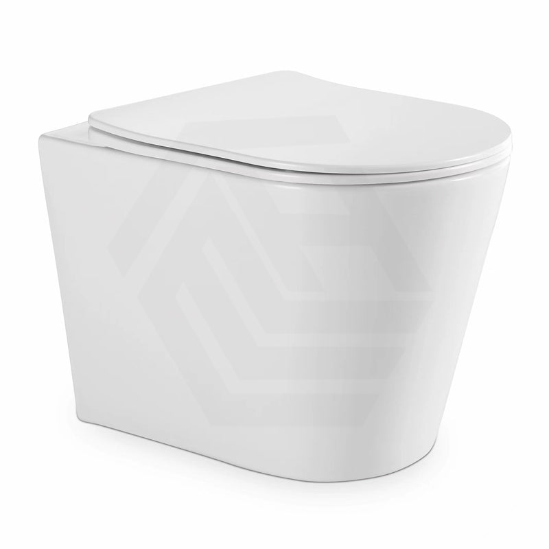 Lukka Acadia Tornado Rimless Wall Faced Toilet Pan Only 545x360x410mm - Various Colours