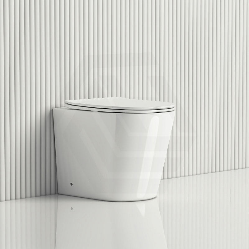Lukka Acadia Tornado Rimless Wall Faced Toilet Pan Only 545x360x410mm - Various Colours
