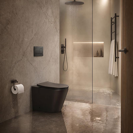 Lukka Acadia Tornado Rimless Wall Faced Toilet Pan Only 545x360x410mm - Various Colours