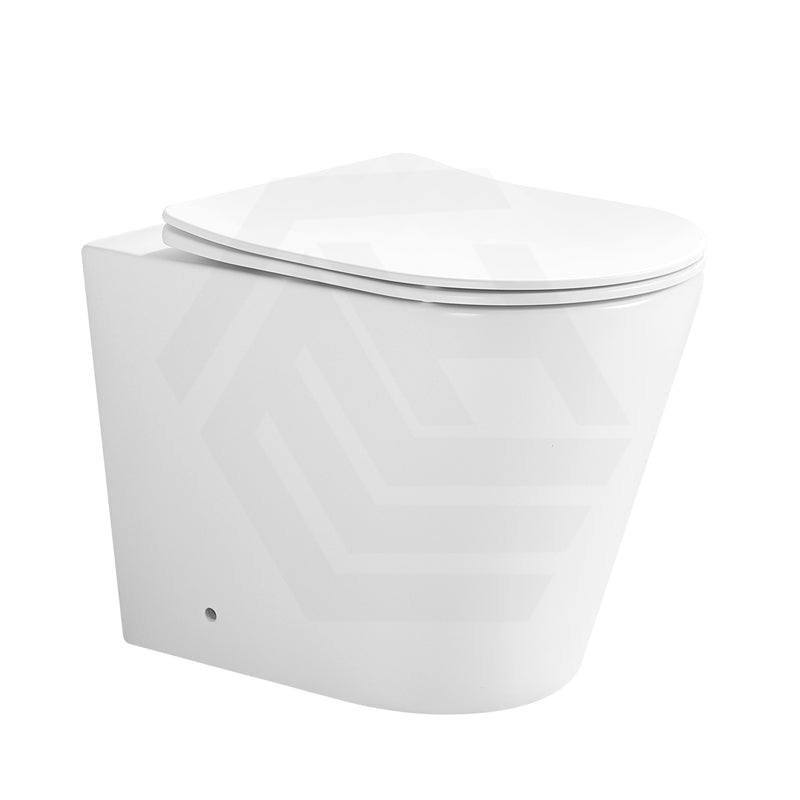 Lukka Acadia Tornado Rimless Wall Faced Toilet Pan Only 545x360x410mm - Various Colours