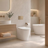 Lukka Acadia Tornado Rimless Wall Faced Toilet Pan Only 545x360x410mm - Various Colours