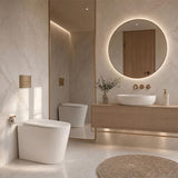 Lukka Acadia Tornado Rimless Wall Faced Toilet Pan Only 545x360x410mm - Various Colours