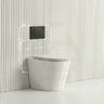 Lukka Agena Rimless Wall Faced Toilet with Sigma8 Inwall Cistern & Sigma41 Buttons - Gloss White