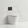 Lukka Agena Rimless Wall Faced Toilet with R&T Inwall Cistern & Buttons - Gloss White