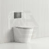 Lukka Agena Rimless Wall Faced Toilet with R&T Inwall Cistern & Buttons - Gloss White