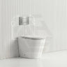 Lukka Agena Rimless Wall Faced Toilet with R&T Inwall Cistern & Buttons - Gloss White