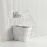 Lukka Agena Rimless Wall Faced Toilet with R&T Inwall Cistern & Buttons - Gloss White