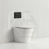 Lukka Agena Rimless Wall Faced Toilet with R&T Inwall Cistern & Buttons - Gloss White