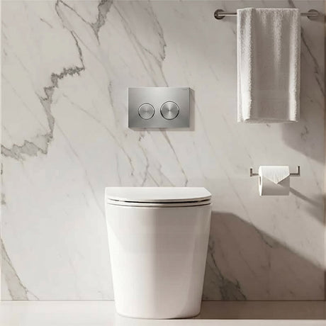 Lukka Agena Rimless Wall Faced Toilet Pan Only Nano Glaze 560x360x420mm - Gloss White