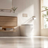 Lukka Agena Rimless Wall Faced Toilet Pan Only Self-Clean Glaze 540x365x400mm - Gloss White