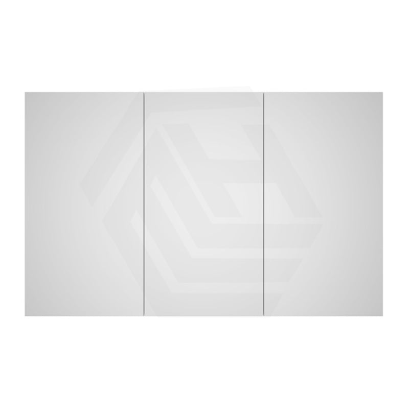 1200mm Lukka Alpha Rectangle PVC Board Wall Hung Shaving Cabinet Gloss White