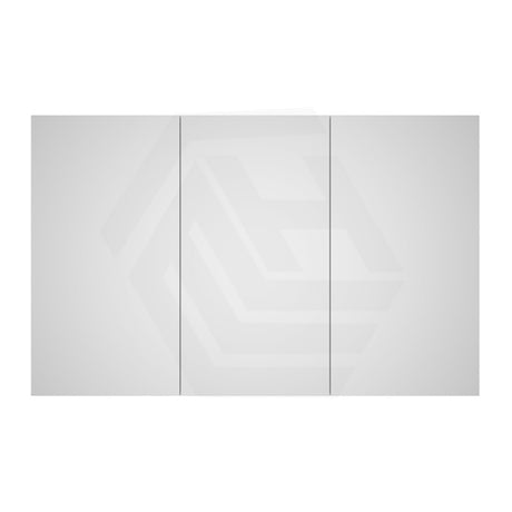 1200mm Lukka Alpha Rectangle PVC Board Wall Hung Shaving Cabinet Gloss White