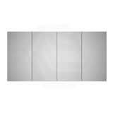 1500mm Lukka Alpha Rectangle PVC Board Wall Hung Shaving Cabinet Gloss White