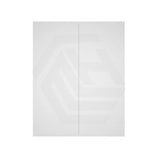 600mm Lukka Alpha Rectangle PVC Board Wall Hung Shaving Cabinet Gloss White