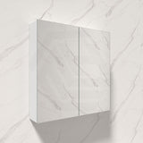 750mm Lukka Alpha Rectangle PVC Board Wall Hung Shaving Cabinet Gloss White