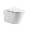 Lukka Agena 520x360x350mm Tornado Rimless Flush Wall Hung Toilet Pan In Various Colours