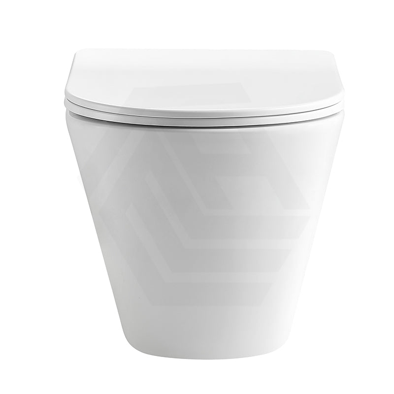 Lukka Agena 520x360x350mm Tornado Rimless Flush Wall Hung Toilet Pan In Various Colours