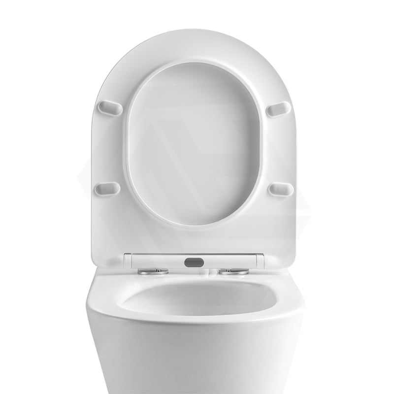 Lukka Agena 520x360x350mm Tornado Rimless Flush Wall Hung Toilet Pan In Various Colours
