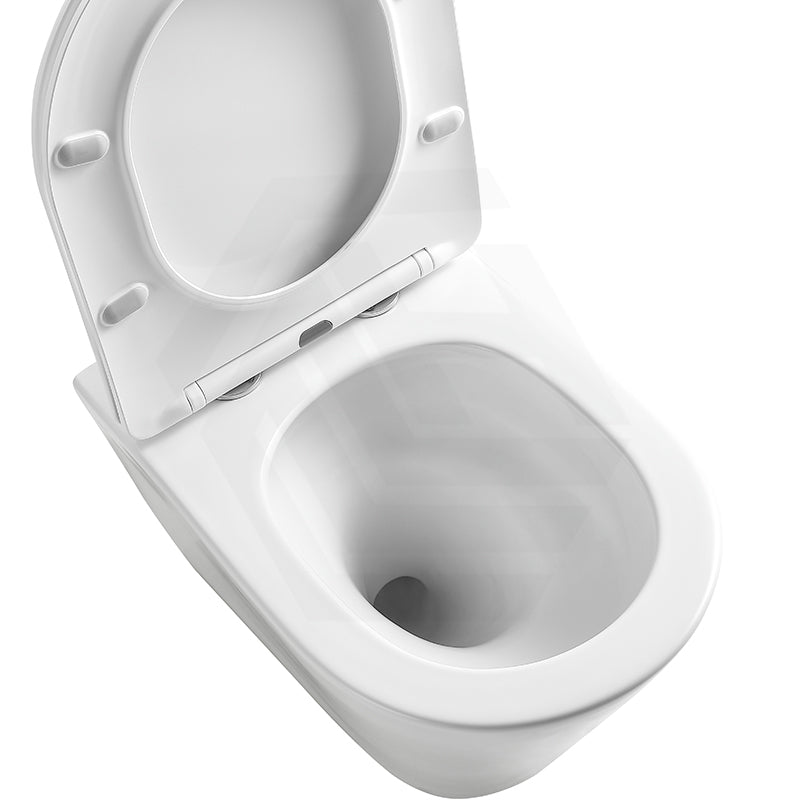 Lukka Agena 520x360x350mm Tornado Rimless Flush Wall Hung Toilet Pan In Various Colours