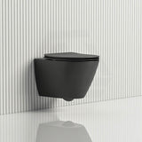 Lukka Agena 520x360x350mm Tornado Rimless Flush Wall Hung Toilet Pan In Various Colours