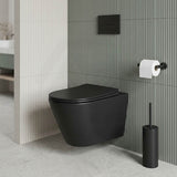Lukka Agena Tornado Rimless Flush Wall Hung Toilet Pan Only 520x360x350mm - Various Colours