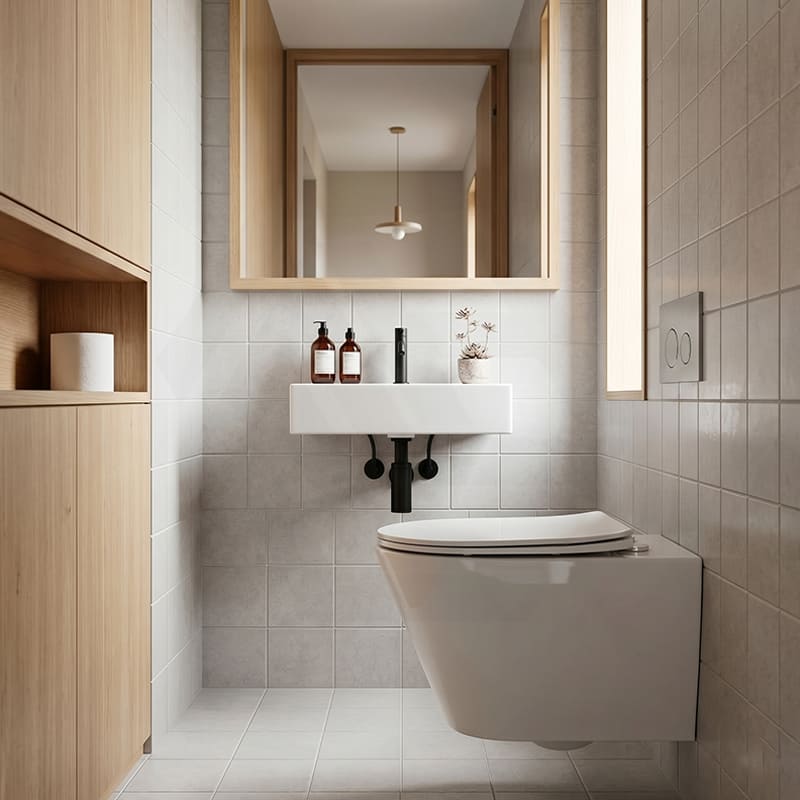 Lukka Agena Tornado Rimless Flush Wall Hung Toilet Pan Only 520x360x350mm - Various Colours