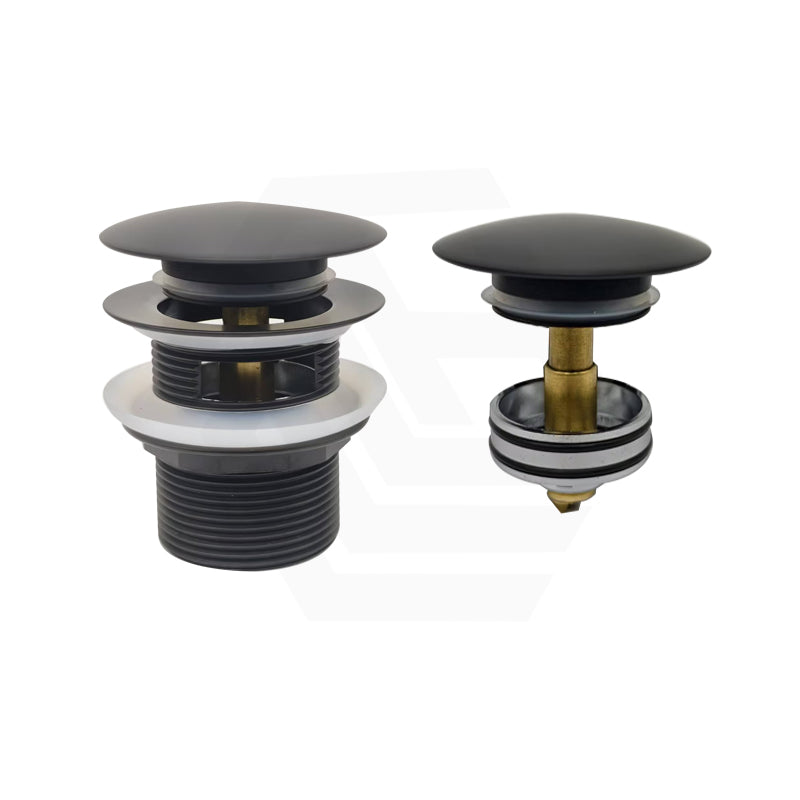 Lukka 40mm Bathtub Pop-Up Waste With Overflow Matt Black