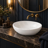 Lukka Birch Oval Above Counter Ceramic Basin 410x340x135mm - Variant Colour Available