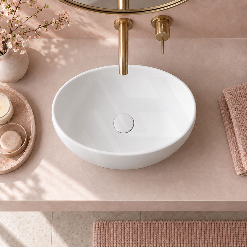 Lukka Birch Oval Above Counter Ceramic Basin 410x340x135mm - Variant Colour Available
