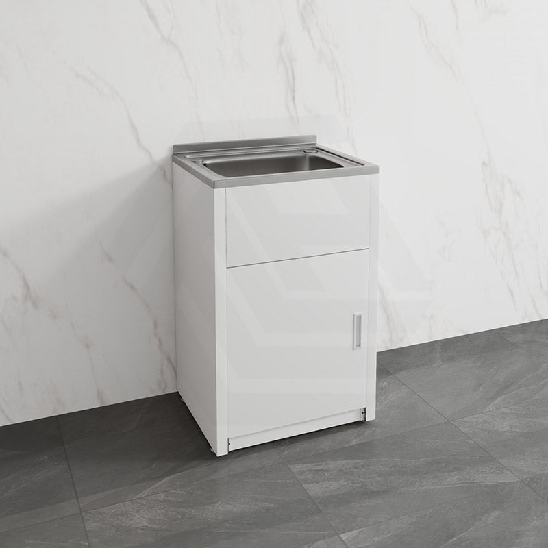 Lukka 35L 455/560mm Stainless Steel Freestanding Compact Laundry Tub & Cabinet Variant Color Available
