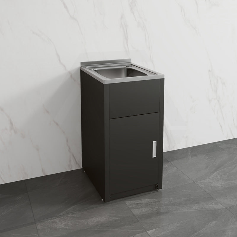 Lukka 35L 455/560mm Stainless Steel Freestanding Compact Laundry Tub & Cabinet Variant Color Available