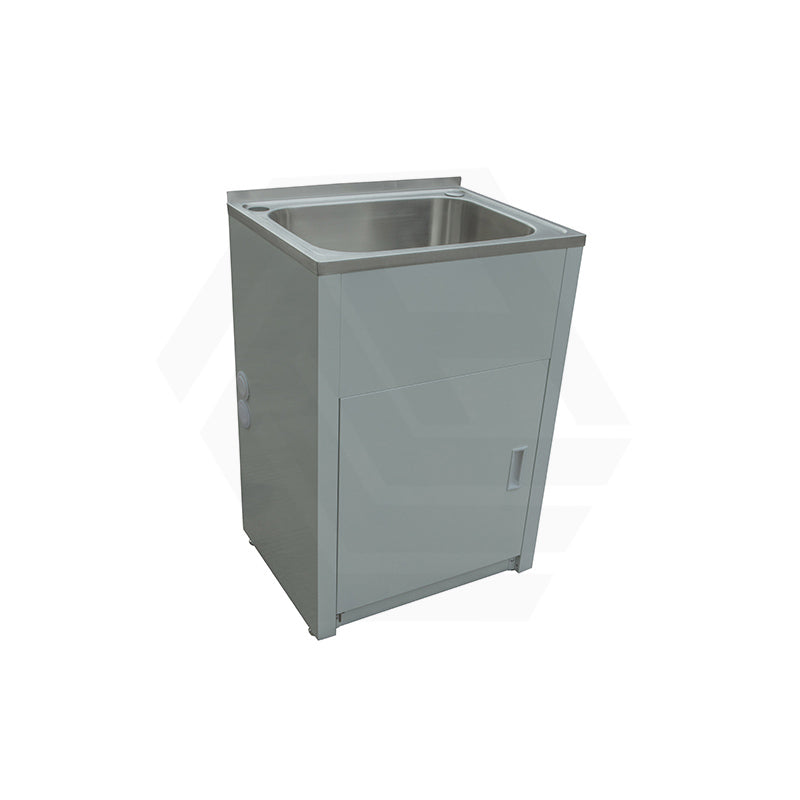 Lukka 45L 510/610mm Stainless Steel Freestanding Compact Laundry Tub & Cabinet Variant Color Available