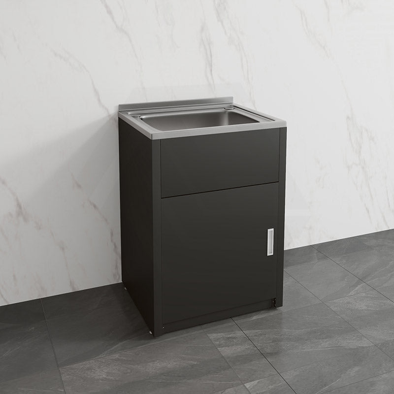 Lukka 45L 510/610mm Stainless Steel Freestanding Compact Laundry Tub & Cabinet Variant Color Available