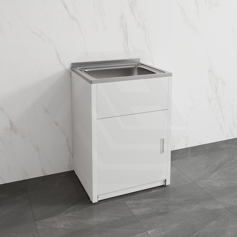 Lukka 45L 510/610mm Stainless Steel Freestanding Compact Laundry Tub & Cabinet Variant Color Available