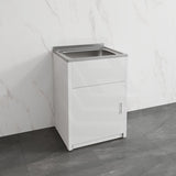 Lukka 45L 510/610mm Stainless Steel Freestanding Compact Laundry Tub & Cabinet Variant Color Available