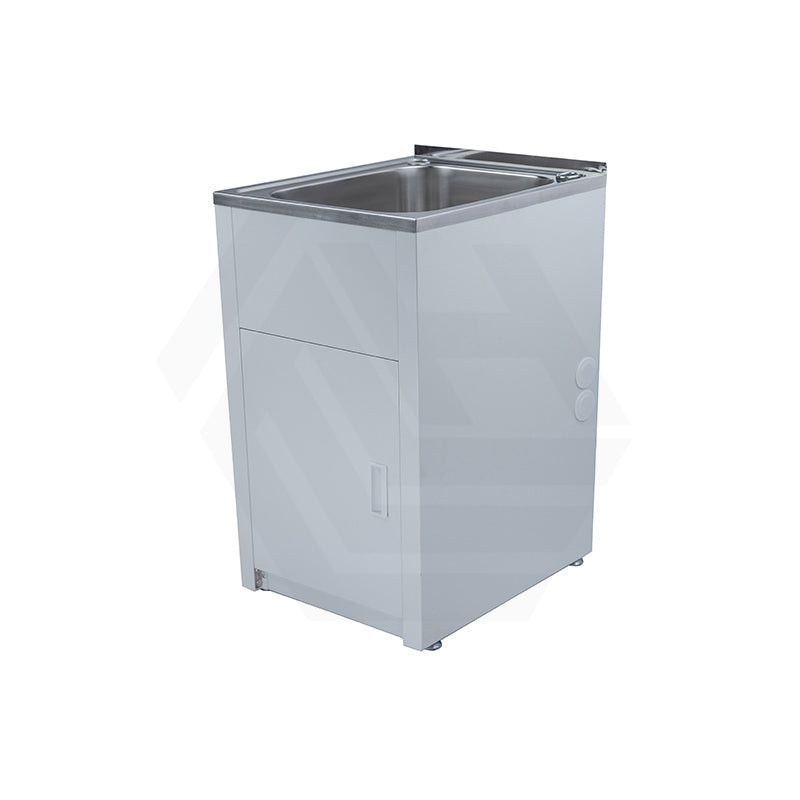Lukka 45L 510/610mm Stainless Steel Freestanding Compact Laundry Tub & Cabinet Variant Color Available