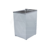 Lukka 45L 510/610mm Stainless Steel Freestanding Compact Laundry Tub & Cabinet Variant Color Available