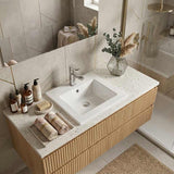 Lukka Inset Ceramic Basin with Tap Hole 415x415x170mm - Gloss White