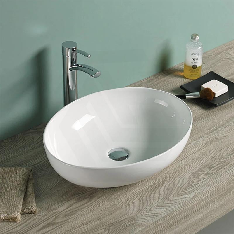Lukka 520x395x130mm Carey Oval Above Counter Basin Ceramic Variant Colour Available