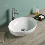 Lukka 520x395x130mm Carey Oval Above Counter Basin Ceramic Variant Colour Available