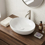 Lukka Carey Oval Above Counter Basin Ceramic 520x395x130mm - Variant Colour Available