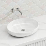 Lukka 520x395x130mm Carey Oval Above Counter Basin Ceramic Variant Colour Available