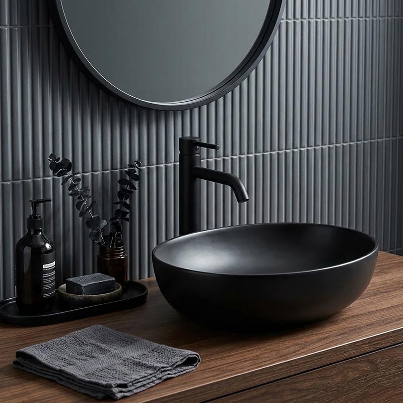 Lukka Carey Oval Above Counter Basin Ceramic 520x395x130mm - Variant Colour Available