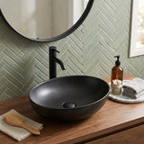 Lukka Carey Oval Above Counter Basin Ceramic 520x395x130mm - Variant Colour Available
