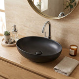Lukka Carey Oval Above Counter Basin Ceramic 520x395x130mm - Variant Colour Available