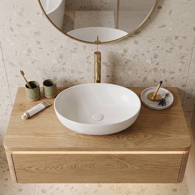 Lukka Carey Oval Above Counter Basin Ceramic 520x395x130mm - Variant Colour Available