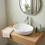 Lukka Carey Oval Above Counter Basin Ceramic 520x395x130mm - Variant Colour Available