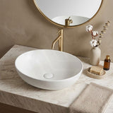 Lukka Carey Oval Above Counter Basin Ceramic 520x395x130mm - Variant Colour Available