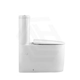 Lukka Devito 650×380×800mm Gloss White Wall Faced Tornado Rimless Quiet Flush Toilet Suite