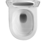 Lukka Devito 650×380×800mm Gloss White Wall Faced Tornado Rimless Quiet Flush Toilet Suite